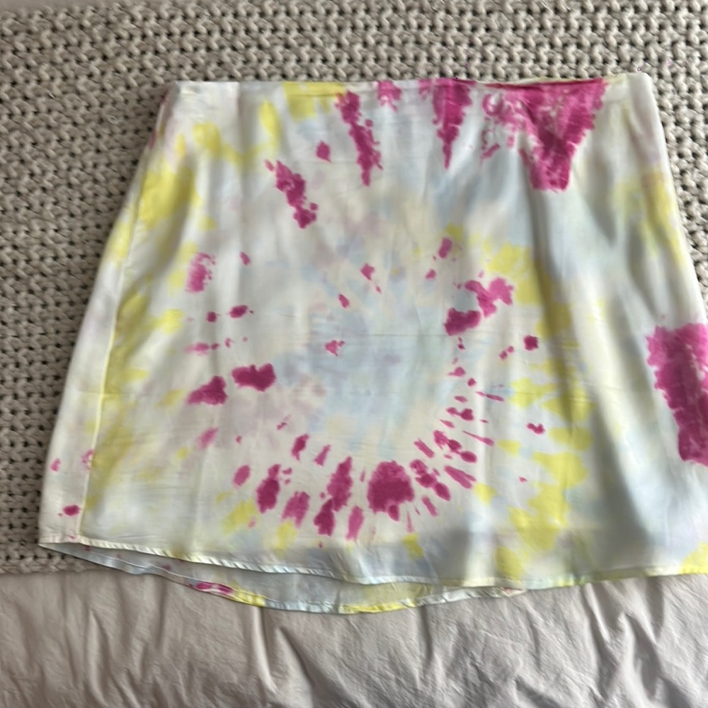 Tie-Dye Mini Skirt